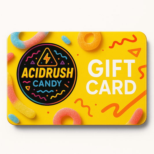 Offre un shoot de plaisir sucré avec la Carte Cadeau ACIDRUSH CANDY !